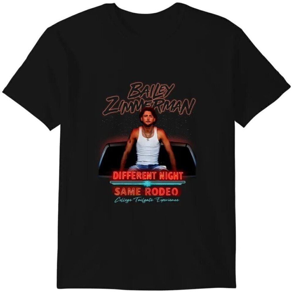 Bailey Zimmerman Tour 226 T-Shirt, Different Night Same Rodeo Shirt, Country .